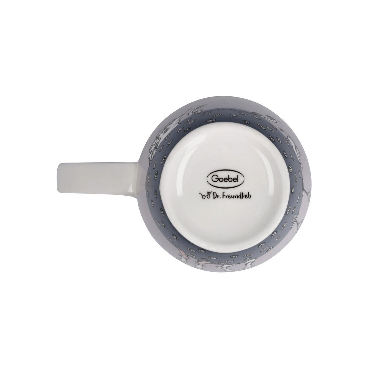 TEETASSE Barbara Freundlieb - Ziemlich beste Freundinnen, Fine Bone China, Bunt, 450 ml - Multicolor, Keramik (0.45L) - Goebel