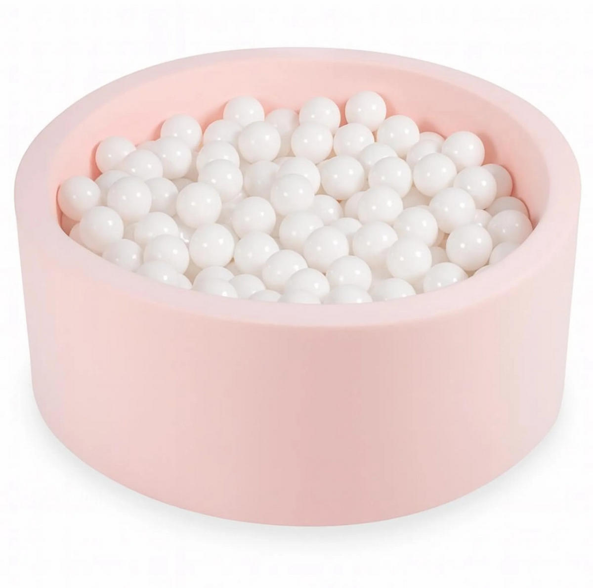 BÄLLEBAD Farbmix 90 cm Durchmesser inkl. 200 Bälle - Pink, Textil (90/30/30cm) - AngeLove