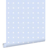 TAPETE Sterne 53 cm x 10.05 m - Blau, Papier (53/0.1cm) - ESTAhome