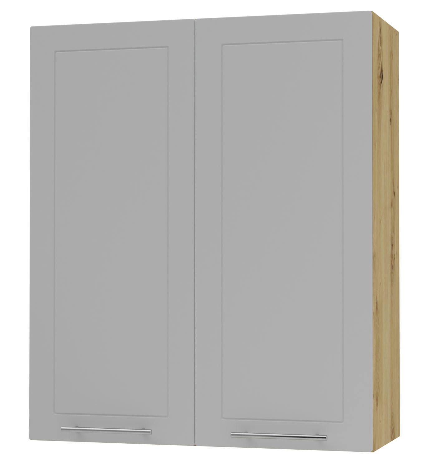 Feldmann-Wohnen Küchenhängeschrank Grau, Eiche Artisan 80x96x32.5 cm