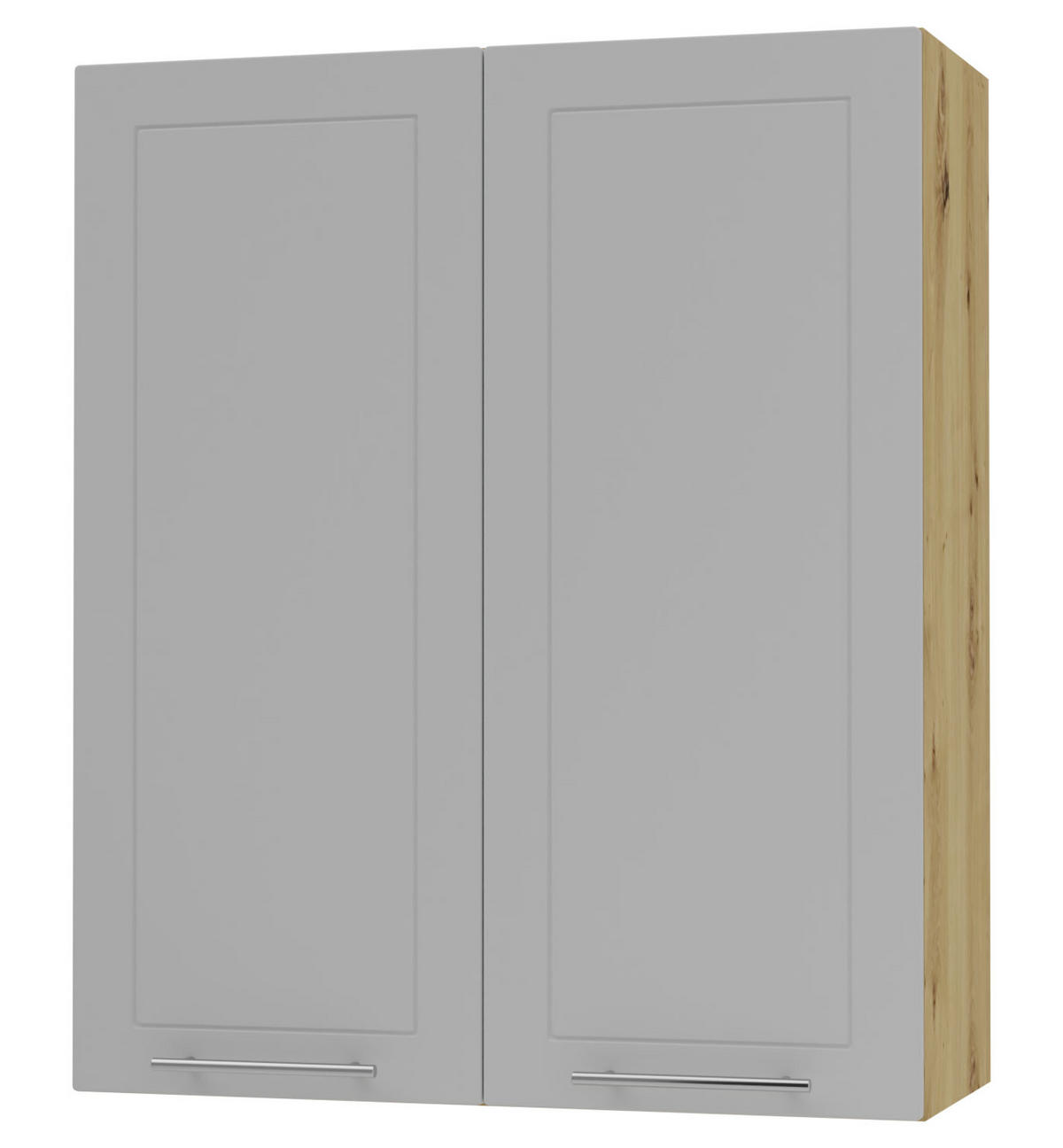 KÜCHENHÄNGESCHRANK Kvantum W4/80 Dust Grey Matt / Eiche Artisan Matt 80 / 32,5 / 96cm - Eiche Artisan/Grau, Holz/Holzwerkstoff (80/96/32.5cm) - Feldmann-Wohnen