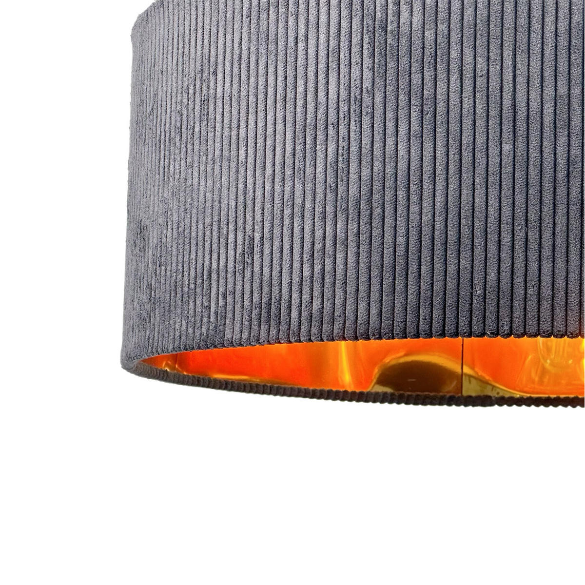 HÄNGELAMPE Schwarz Bronze Stoffschirm - Multicolor, Textil/Metall (40/40/100cm) - Relaxdays