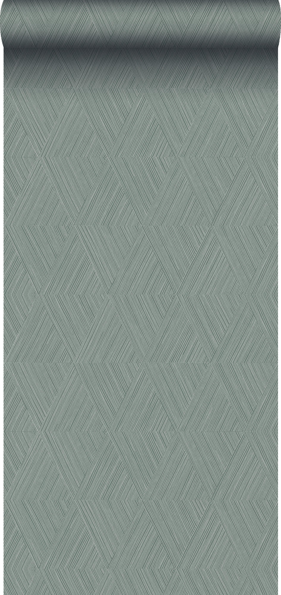 TAPETE 3D-Muster 50 x 900 cm - Grau, Papier (50/900cm) - Origin Wallcoverings