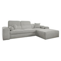 ECKSCHLAFSOFA Vito I, Seite: Rechts - Hellgrau, Holz/Textil (276/187cm) - MIRJAN24