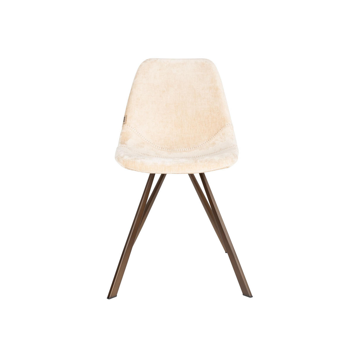 ESSZIMMERSTUHL Franky Beige - 2 er Set - Beige, Kunststoff (46/83/56cm) - Dutchbone