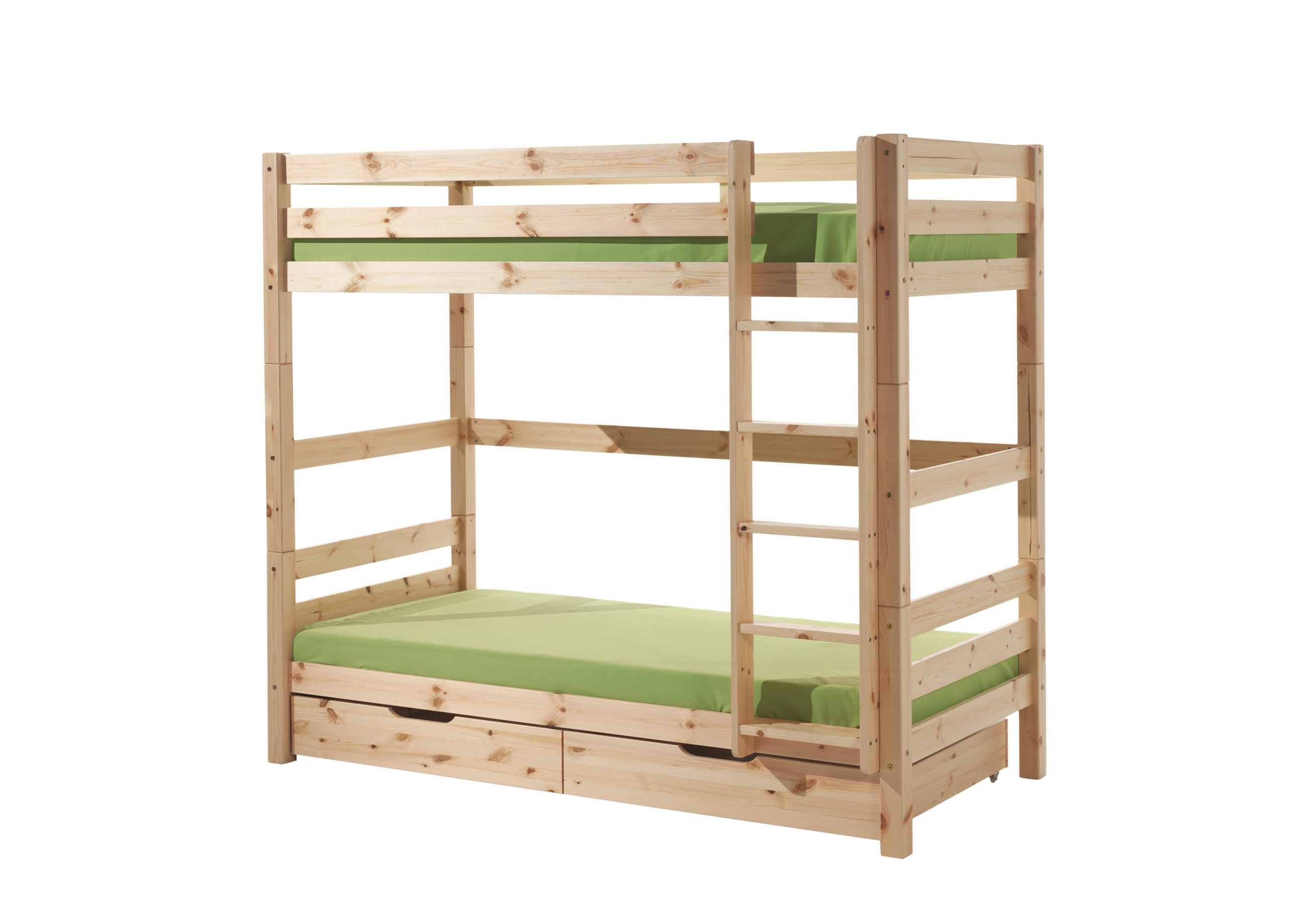 ETAGENBETT PINO Beige 106x210x182 cm - Beige, Holz - FURNLUX