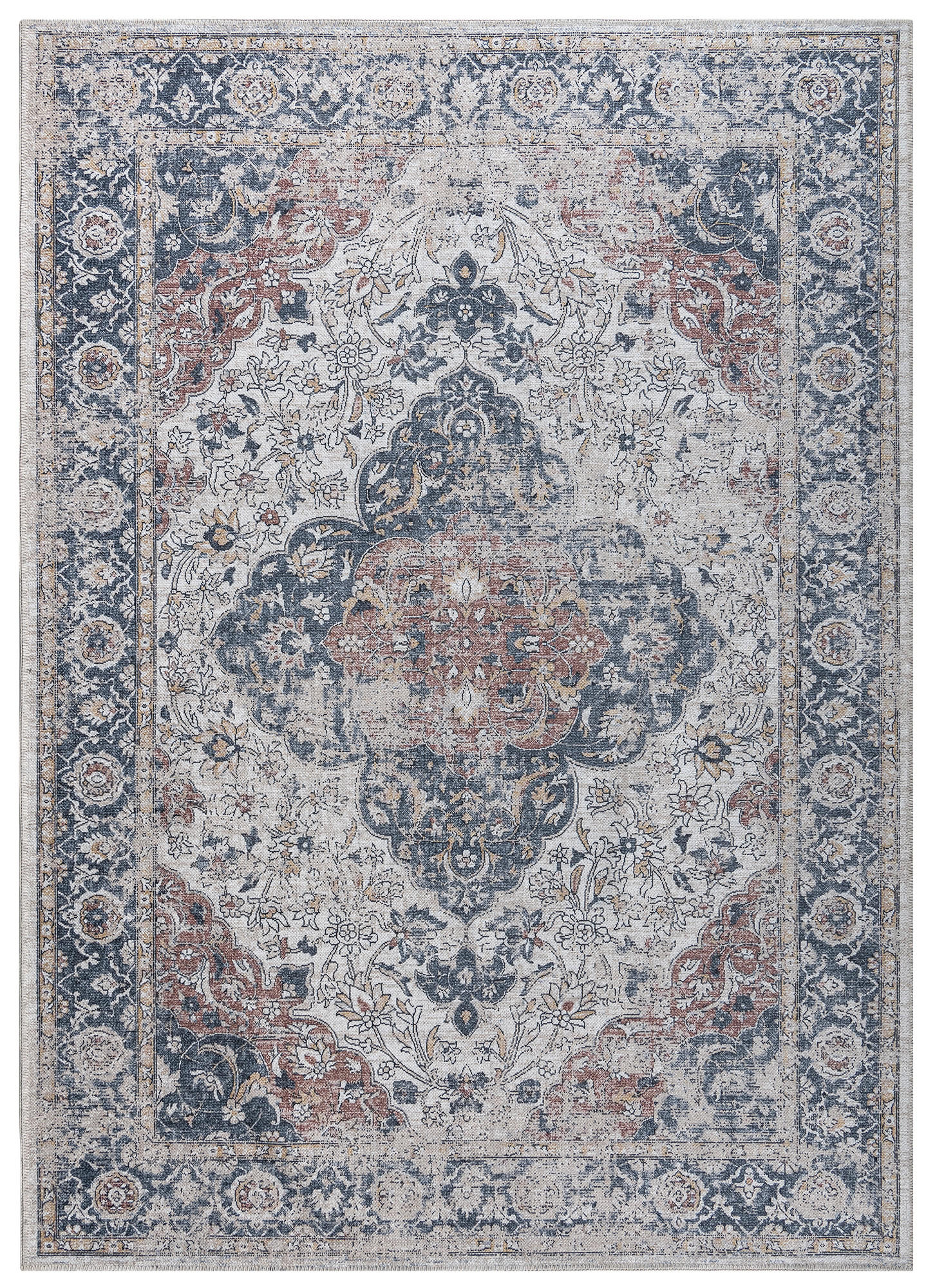 TEPPICH RITZ Blaugrau 240/340 cm - Blaugrau, Textil (240/340cm) - Tapiso
