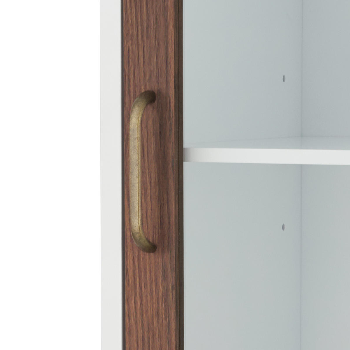 HOCHSCHRANK Weiß - Weiß, Holzwerkstoff (38.1/166.4/33cm) - Teamson Home