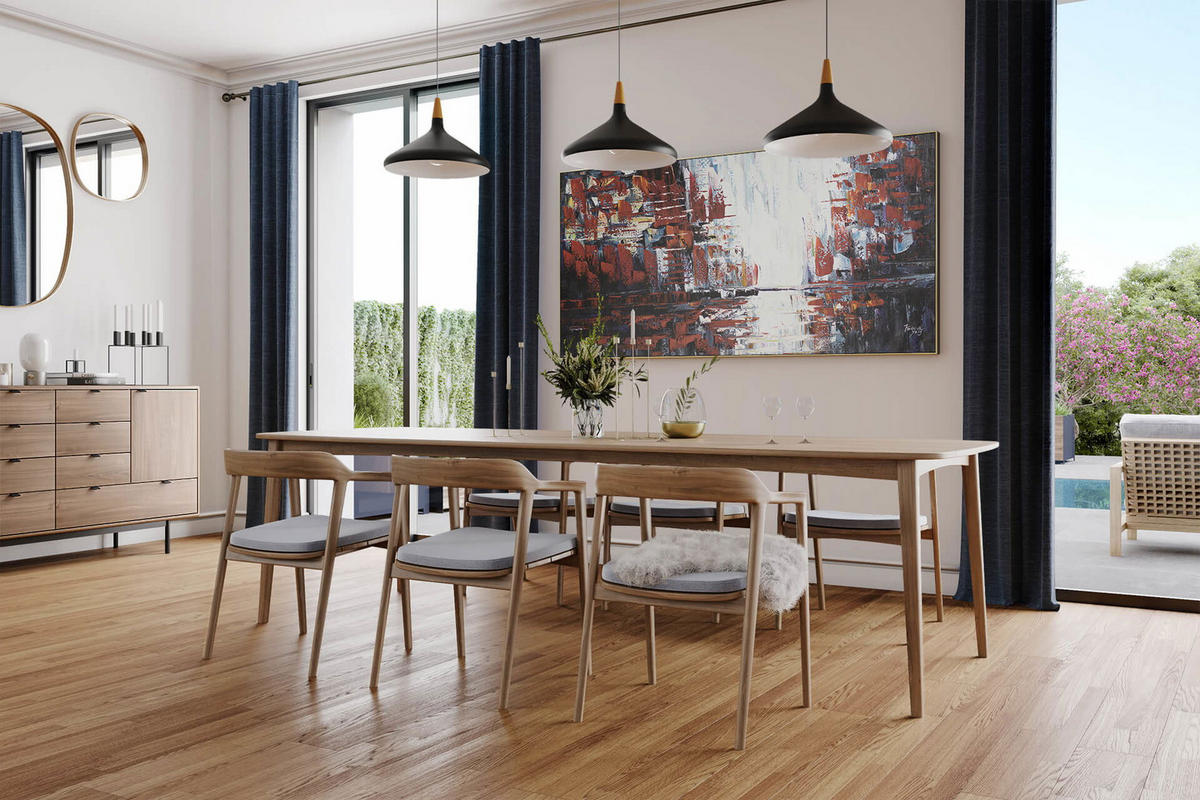 XXL ÖLGEMÄLDE Rot 200/100 cm - Rot/Weiß, Holz/Textil (200/100cm) - KUNSTLOFT