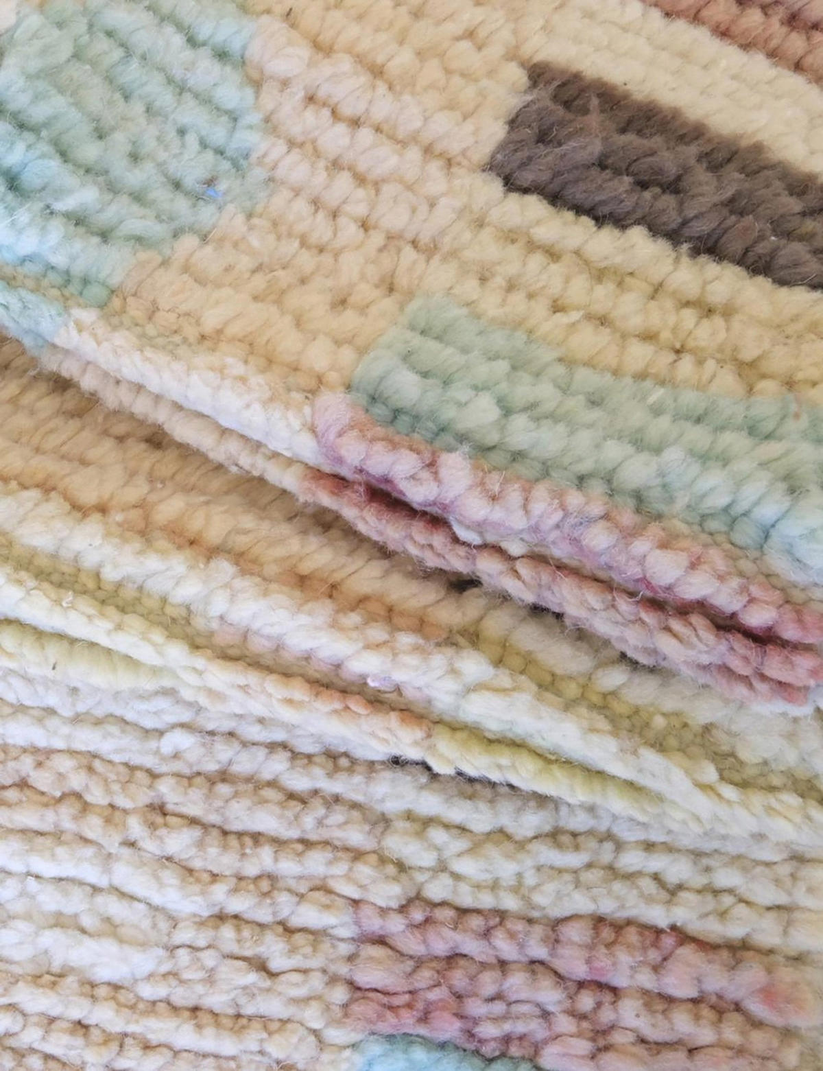 BERBERTEPPICH aus reiner Wolle 97x 152 cm - Multicolor, Naturmaterialien (97/152cm) - AFK Living