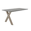 SCHREIBTISCH Edit 1 120 x 70 x 75 Computertisch eiche sägerau/graphit - Grau, Holz (120/70/75cm) - 58aufmkessel