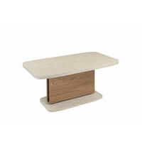 COUCHTISCH höhenverstellbar ausziehbar Cora 110x53x63 Sandstein/Eiche - Sandfarben/Eichefarben, Holzwerkstoff (110/63/63cm) - 58aufmkessel