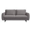 SOFA Rane greige mit Schlaffunktion - Taupe/Schwarz, Textil/Metall (236/90/102cm) - Selsey