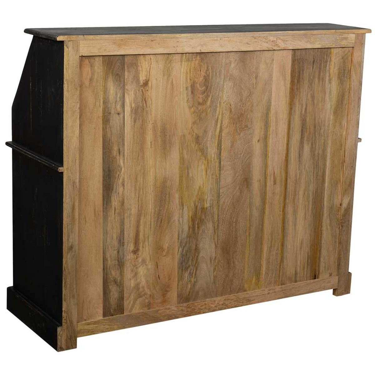 SIDEBOARD aus Holz 129x45x106 cm - Schwarz, Holz (129/106/45cm) - Wanderlust