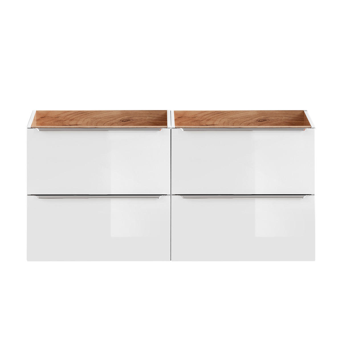 WASCHTISCHUNTERSCHRANK 120cm April Weiß - Weiß, Holzwerkstoff (120/57/46cm) - Petits-meubles