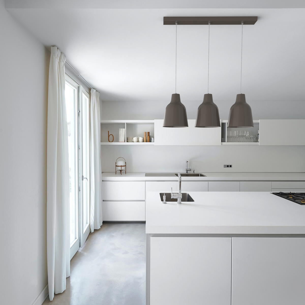 HÄNGELEUCHTE - Graubraun, Metall (17/70/22cm) - Lumicom