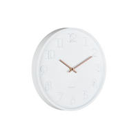WANDUHR Calma 3.8/30/30 cm - Weiß, Kunststoff (30/30/3.8cm) - Karlsson