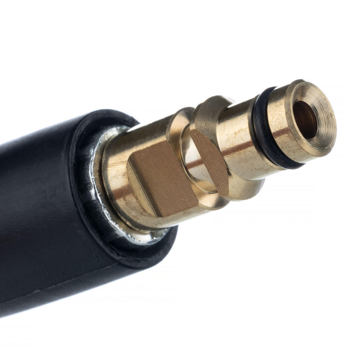 SCHLAUCH M22 Quick Connect, Hochdruck, 5 m, 200 bar, 60 °C, M22x1,5 Anschluss, Click-Connect Kupplung, Schutzkappen - Multicolor, Kunststoff/Metall (10/10/10cm)