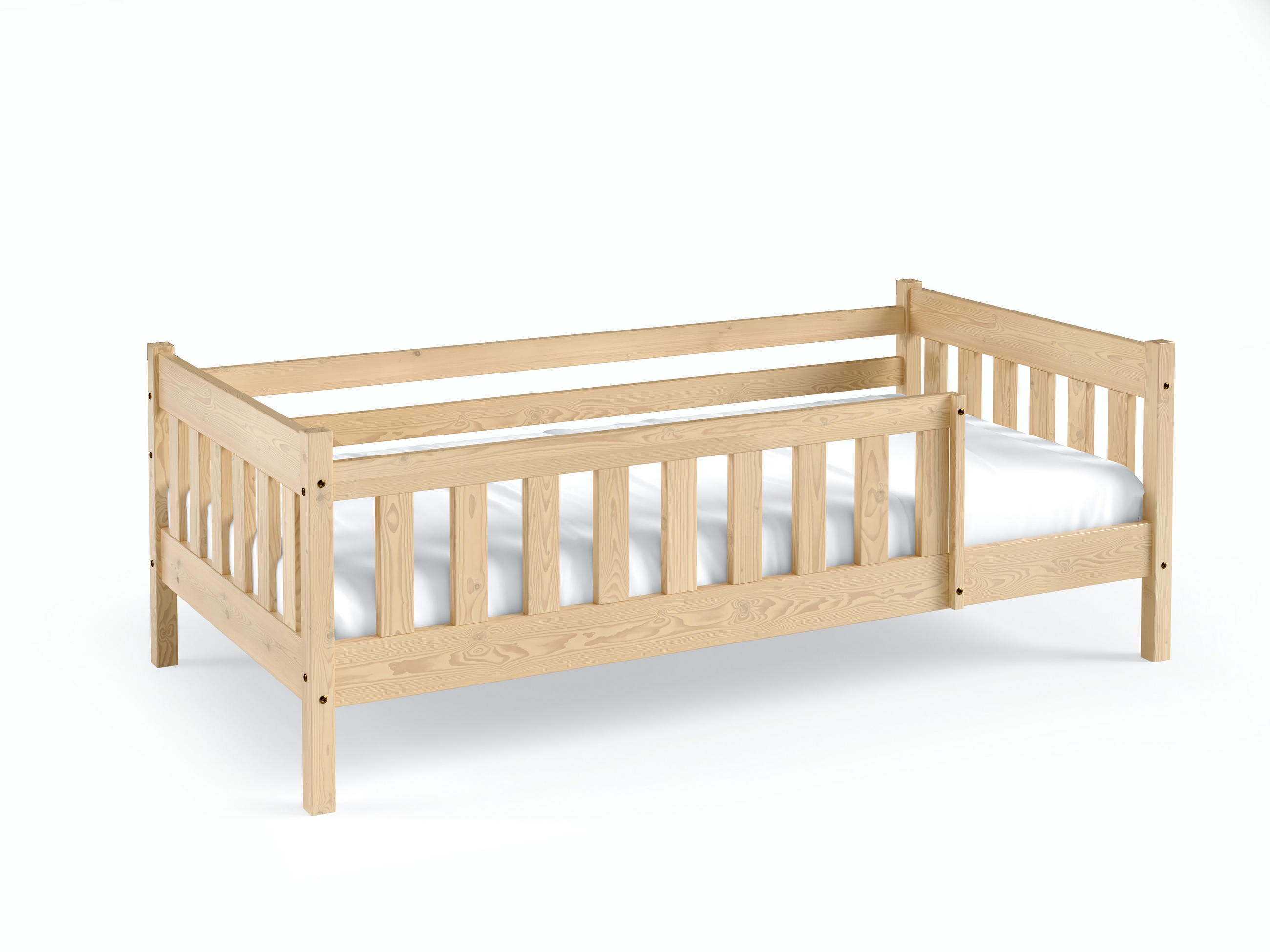 KINDERBETT ELSA 80x190 cm Kieferfarben - Kieferfarben, Holz (80/190cm) - MASSENO