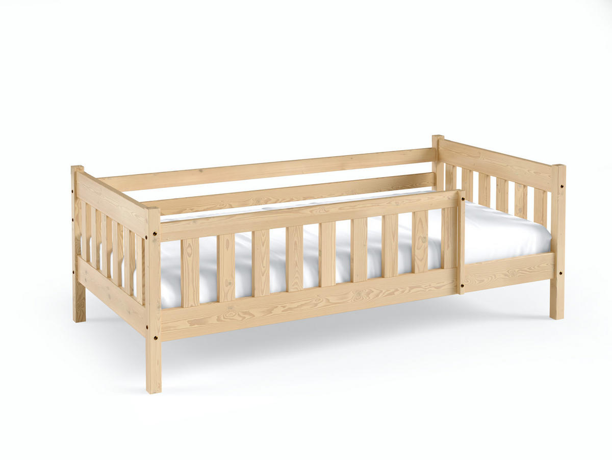 KINDERBETT ELSA 80x190 cm Kieferfarben - Kieferfarben, Holz (80/190cm) - MASSENO