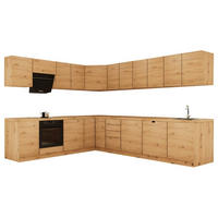 WINKELKÜCHE 300 cm x 240 cm - Langen KL23-M300 - in Artisan Eiche - Eiche Artisan, Holz (540/212/52cm)