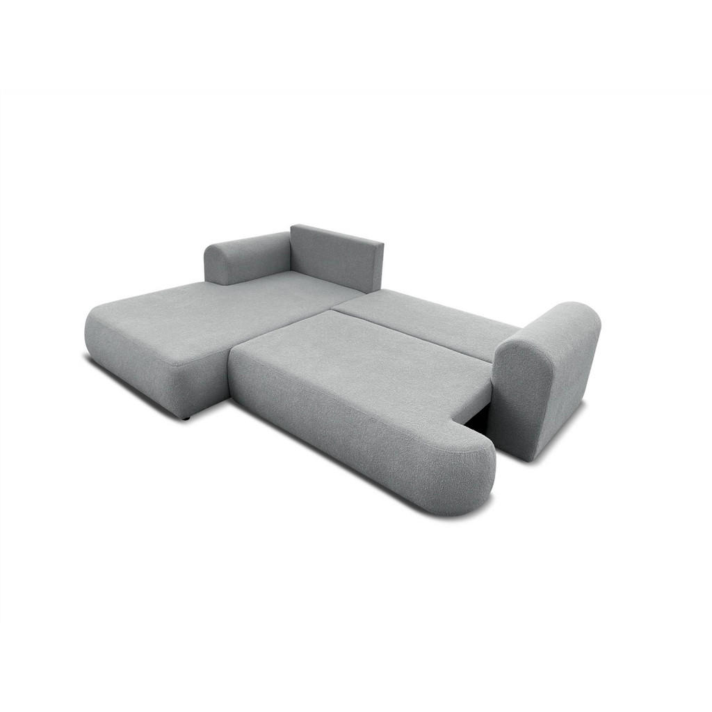 Thumbnail - Fun Möbel Ecksofa, Schwarz, Textil, Ottomane links, 260x173 cm, Wohnzimmer, Sofas & Couches, Wohnlandschaften, Ecksofas