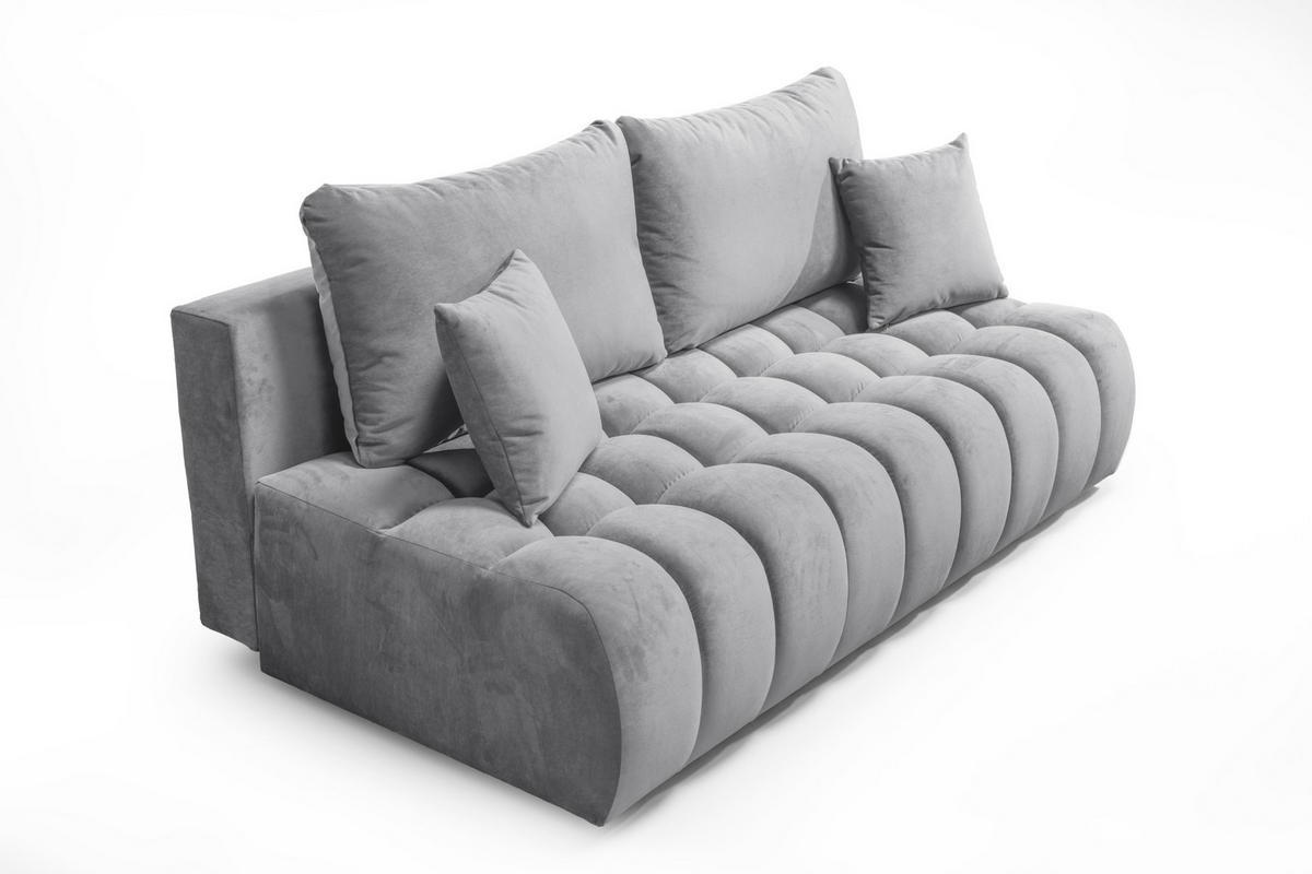 SOFA 200 cm in Aschgrau - Grau, Textil (200/92/115cm) - Home Collective