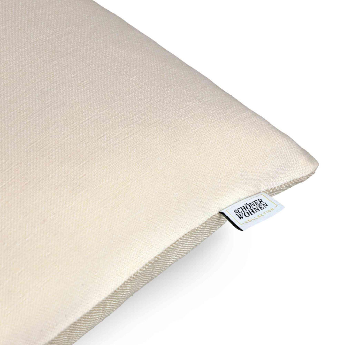 ZIERKISSENHÜLLE DEKOKISSENHÜLLE SOON - Sandfarben, Textil (58/38cm) - Schöner Wohnen