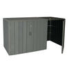 MÜLLTONNENBOX ERWEITERUNG Grau - Grau, Metall (79/117/105cm) - MCW