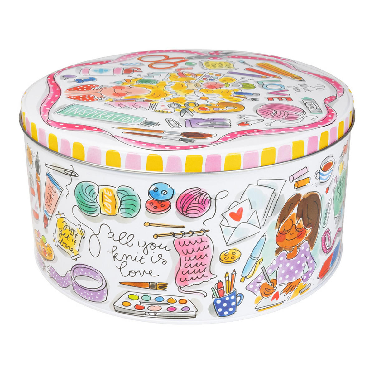 DOSEN Kreativität in Bunt - 24cm - Multicolor, Metall (24/12/24cm) - Blond Amsterdam