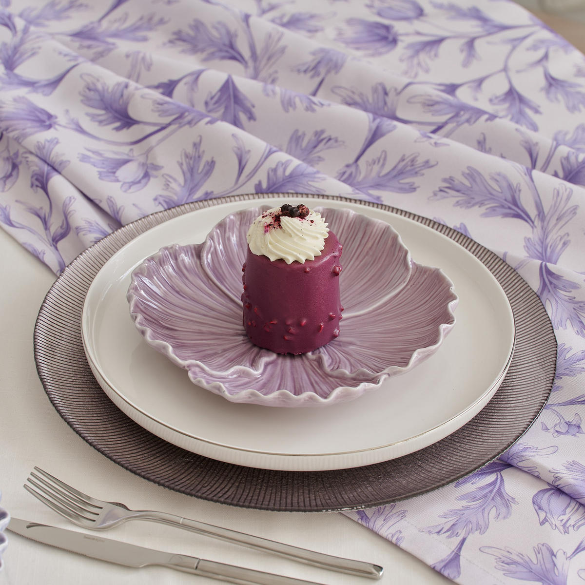 DESSERTTELLER Plata - Silberfarben, Keramik (20.5cm) - home&you