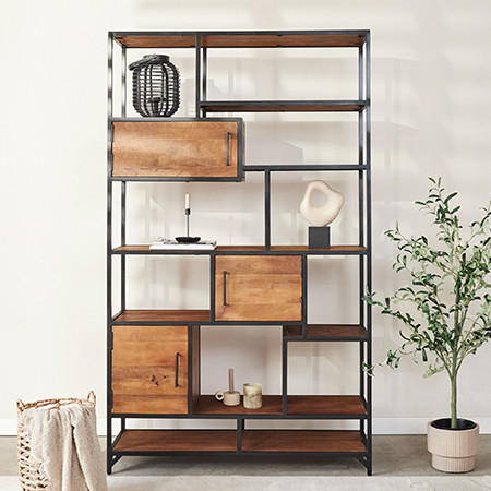 regál mangové drevo