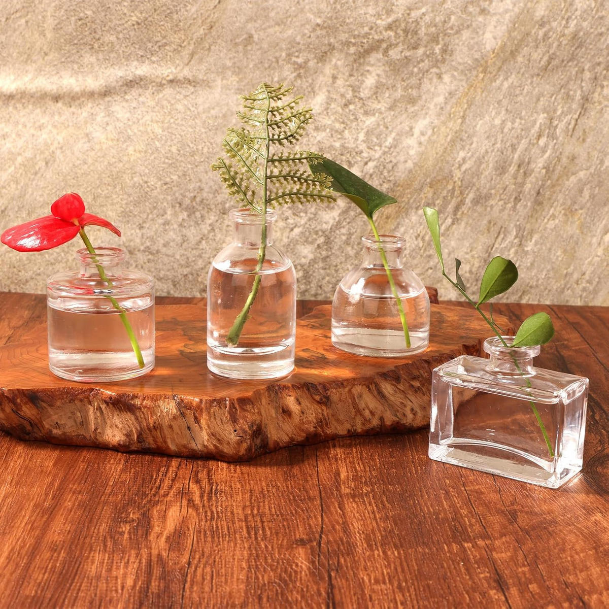 VASE Glas - Transparent, Glas (10cm) - LIBRATON