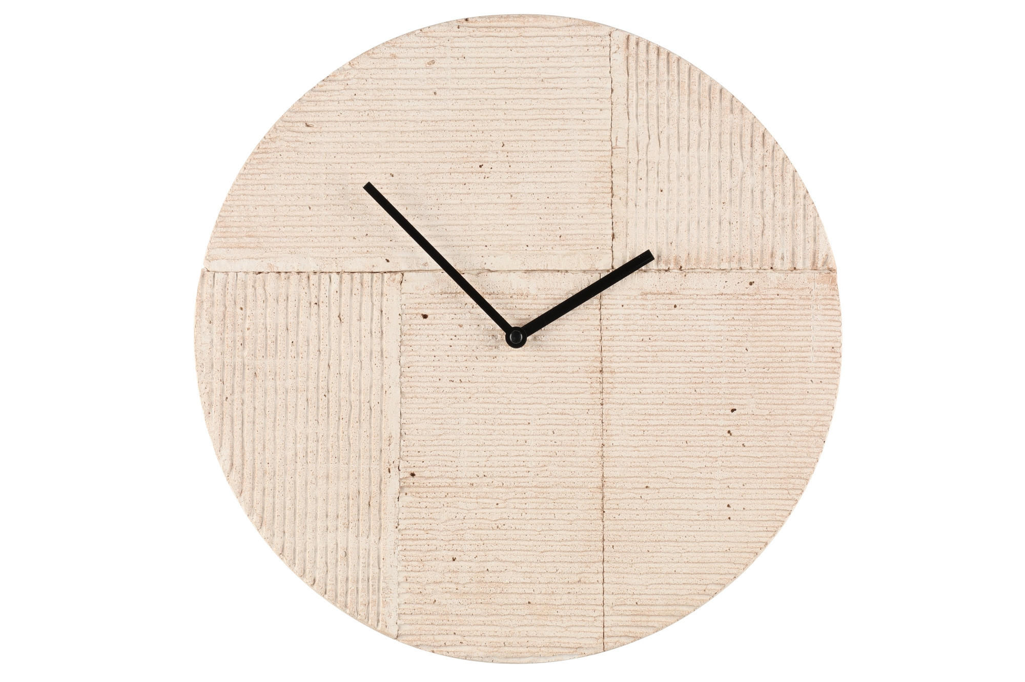 WANDUHR Zement Alex Ø 36,5 cm - Beige, Stein (36.5/36.5/4cm)