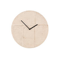 WANDUHR Zement Alex Ø 36,5 cm - Beige, Stein (36.5/36.5/4cm)