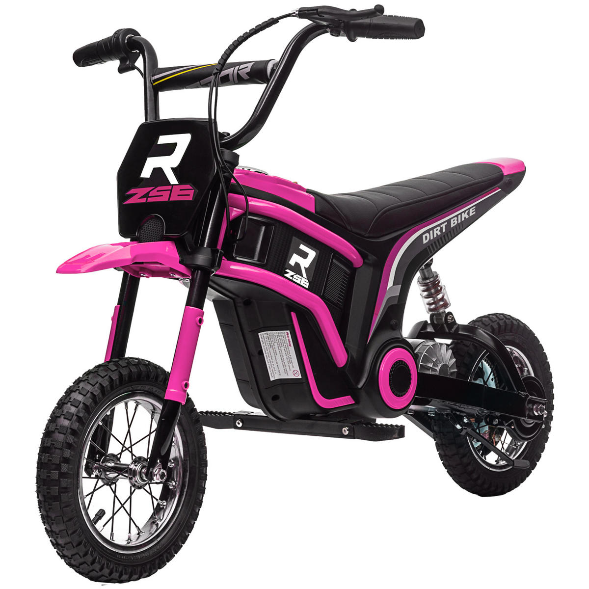 ELEKTRO-MOTORRAD DE-06243 24V mit Hupe, Leuchte und Drehgriff-Gashebel Rosa - Pink, Kunststoff/Metall (119/64/76.5cm) - ComfortXL