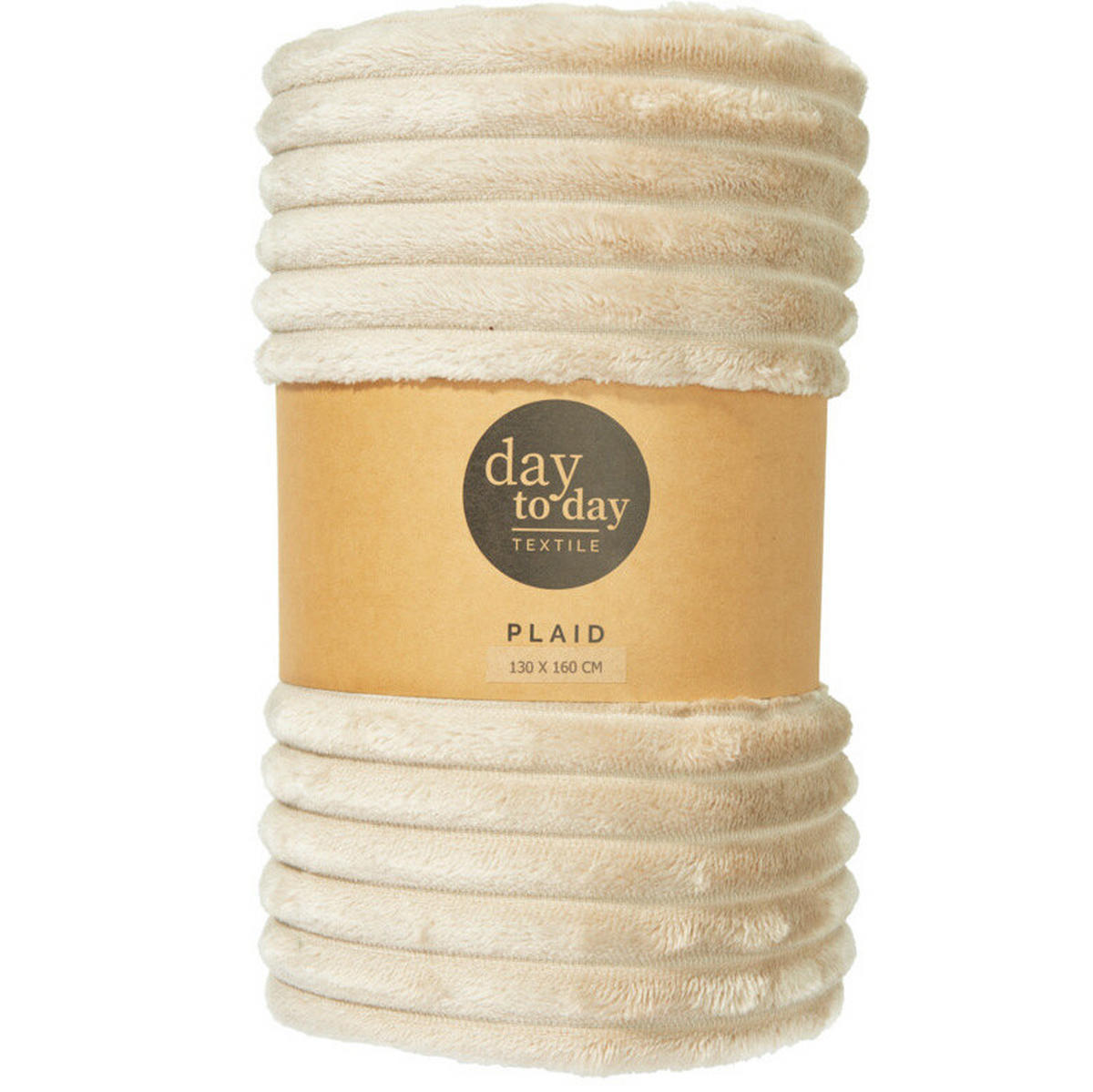 FLANELLDECKE 160/130 cm - Beige, Textil (160/130cm) - Home Styling Collection