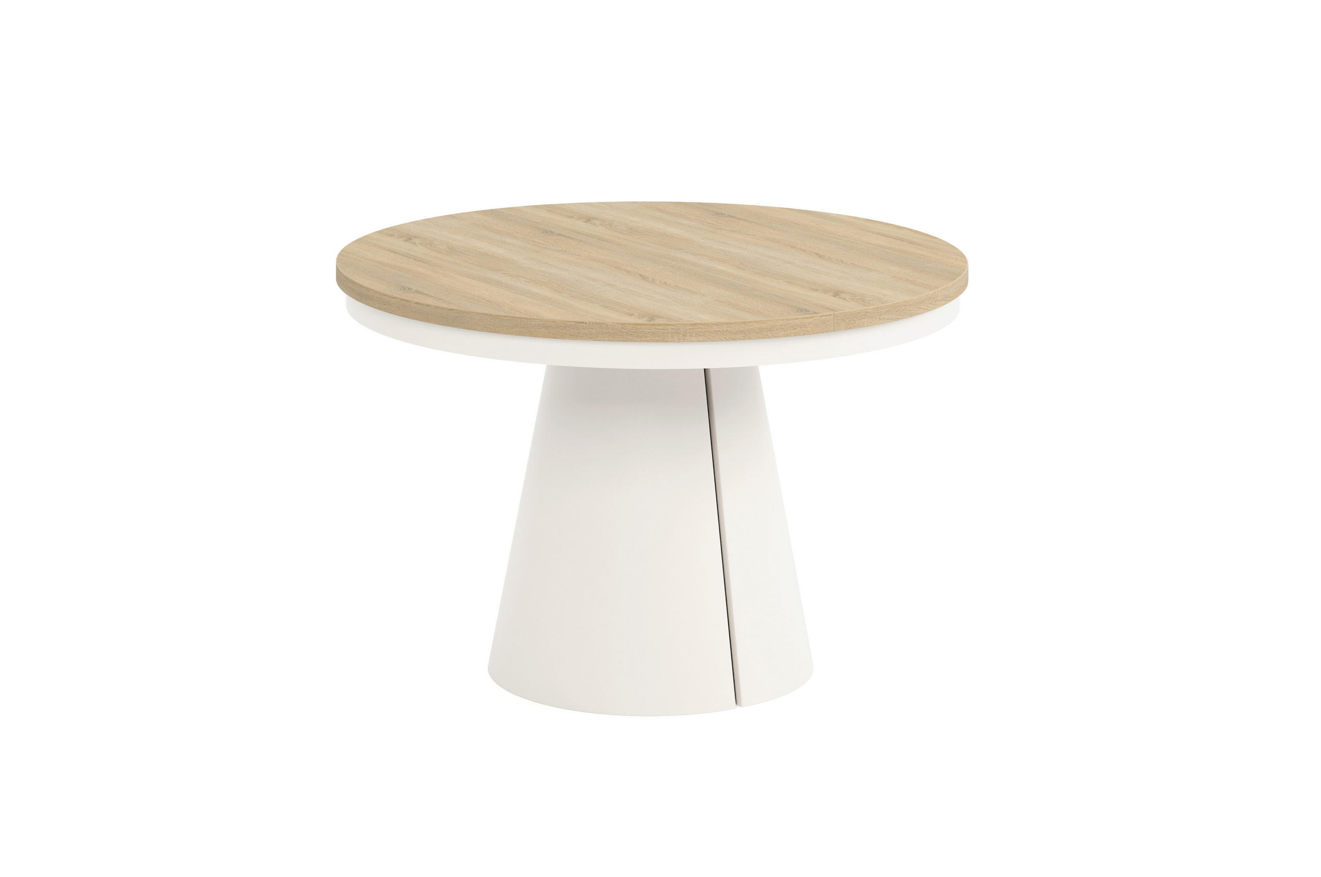Meblini Esstisch Sonoma Eiche, Kaschmir 120x76x120 cm