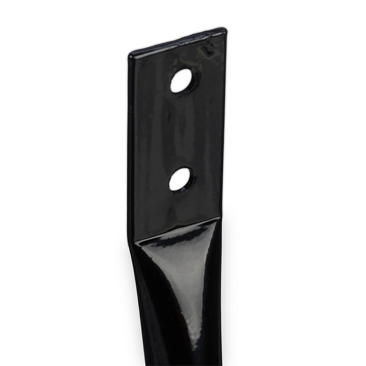 6XWANDHAKEN - Schwarz, Kunststoff/Metall (2/12/8.5cm) - Relaxdays