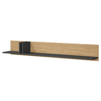 WANDREGAL Alsy AL14 - Eichefarben/Anthrazit, Holzwerkstoff (150/22/22cm) - MIRJAN24
