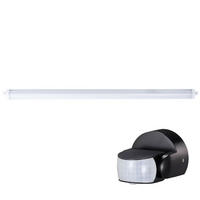 LED DECKENLEUCHTE Weiß Kunststoff 150 cm - Weiß, Kunststoff (150/6.5/5.8cm)