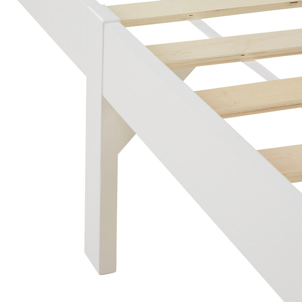 KINDERBETT 90/200 weiß - Weiß, Holz (90/200cm) - Homestyle4u