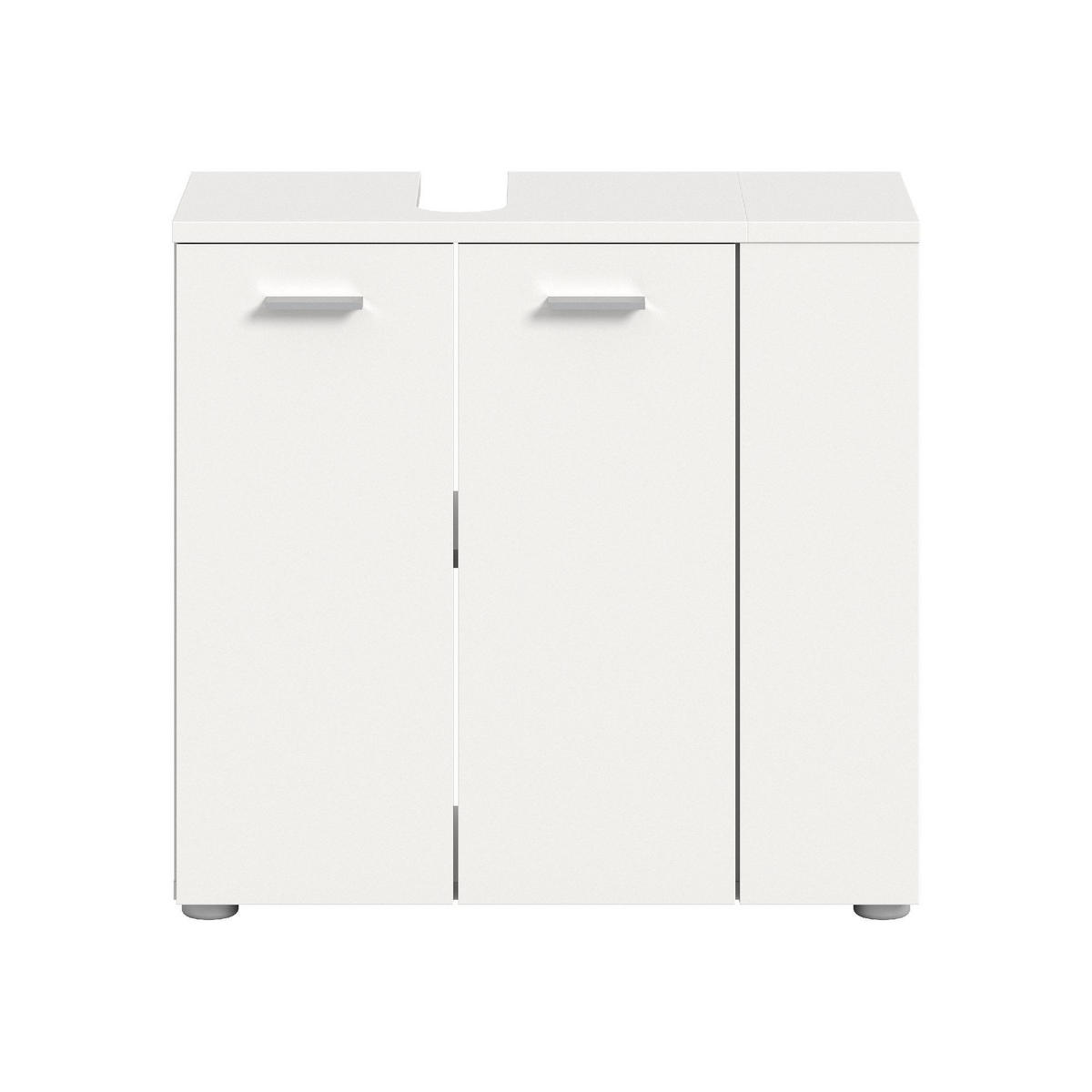 WASCHBECKENUNTERSCHRANK Lana 31/65/62 cm - Weiß, Holzwerkstoff (65/62/31cm) - Xonox