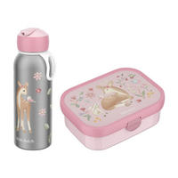 LUNCHSET MIT THERMOFLASCHE Campus Fairy Garden 2er Set - Pink/Rosa, Kunststoff (1/1/1cm) - Mepal