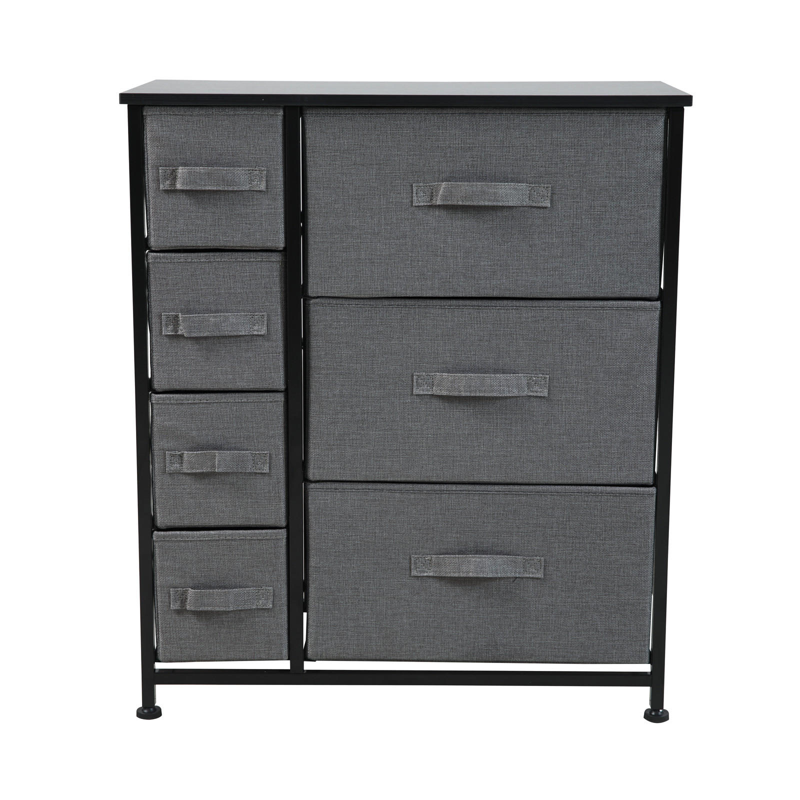 METALLREGAL ARI - Schwarz, Metall (63/73/30cm) - SVITA