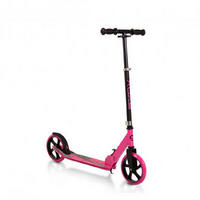 KINDERROLLER Storm pink Höhe einstellbar, zusammenklappbar, PU Räder, ABEC-5 - Rosa, Metall (75/20/70cm)