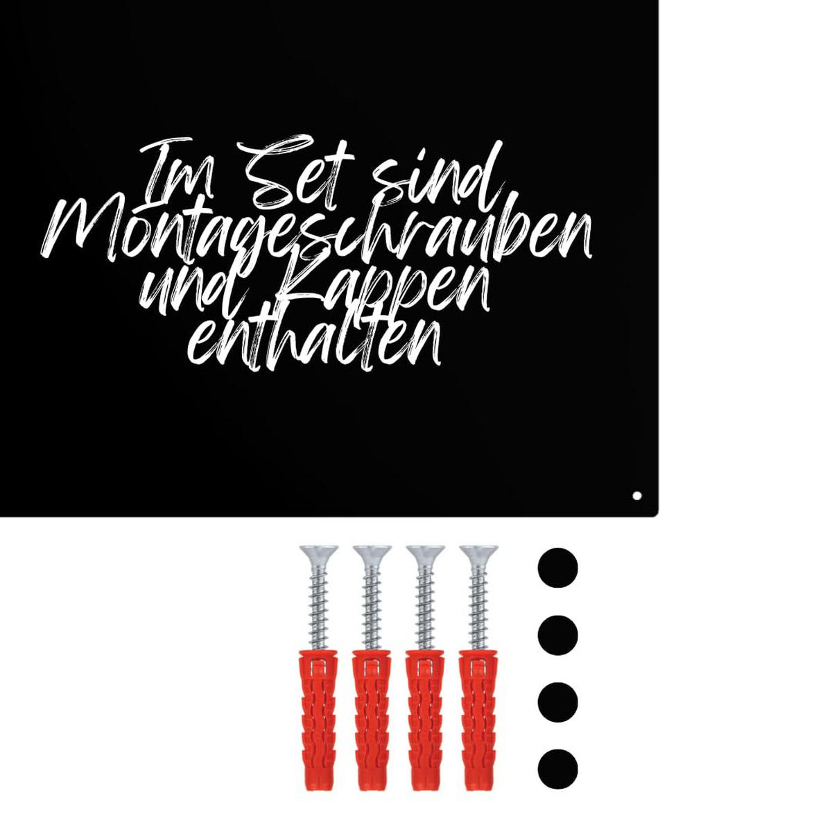 MAGNETTAFEL Klein & Groß Weiß 80x80 cm - Magnetisches Stahlboard für Magnete, Fotos und Notizen, Beschreibbar - Weiß, Metall (80/80/0.7cm) - ANWICAR