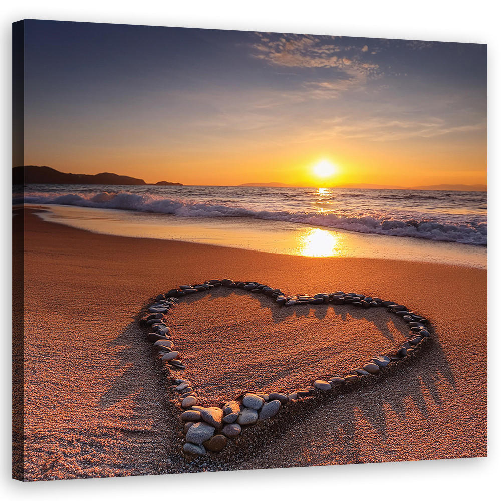 Feeby Wandbild Orange 30x30 cm