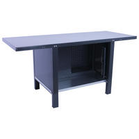 WERKBANK Buffalo Metal mit Schrank HxBxT 83 x 150 x 73 cm Traglast 700 kg Anthrazit - Anthrazit, Metall (150/83/73cm) - PROREGAL