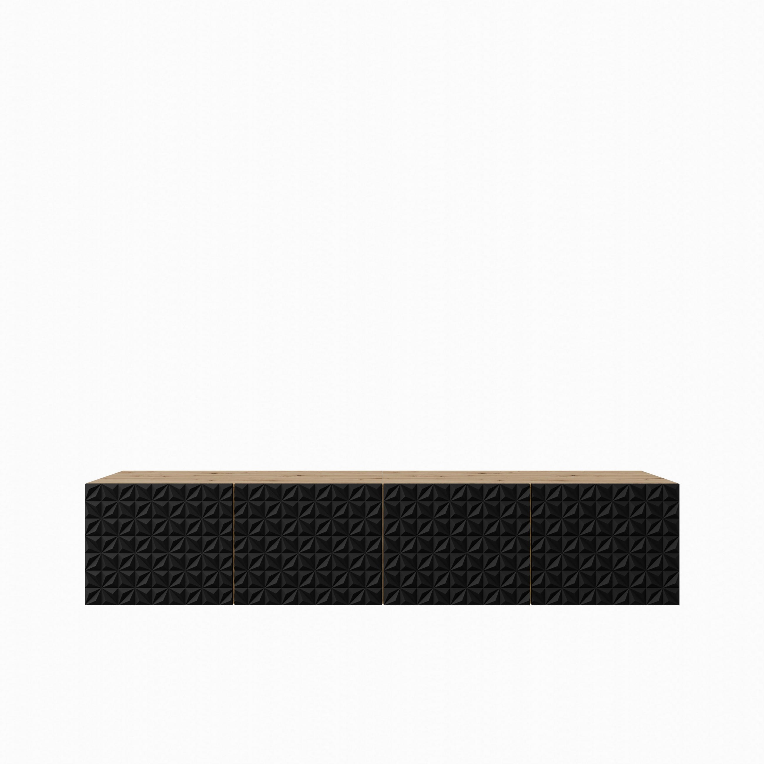 Masseno Lowboard Eiche Artisan 200x41x40 cm